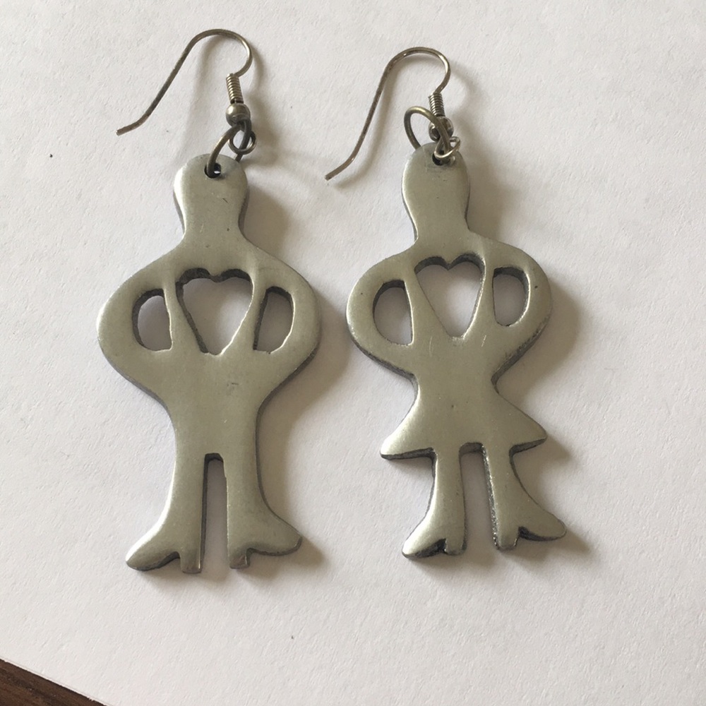 Vintage Man ❤️ Woman ❤️ Earrings
